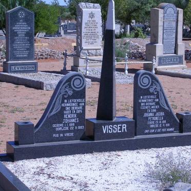 VISSER Hendrik Johannes 1918-1983 &amp; Johanna Jacoba Petronella 1918-1981