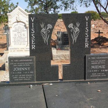 VISSER Johnny 1906-1982 &amp; Miemie 1909-1987