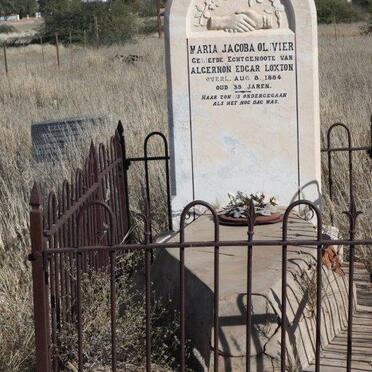 LOXTON Maria Jacoba nee OLIVIER 1849-1884