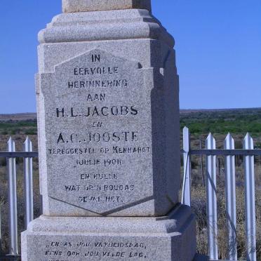Northern Cape, KENHARDT, Main cemetery