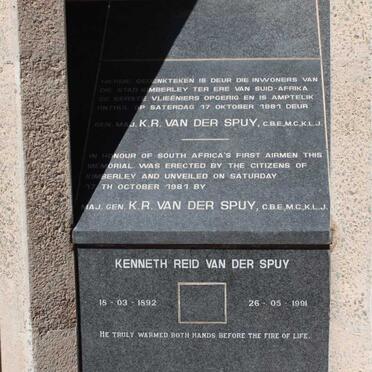 SPUY Kenneth Reid, van der 1892-1991