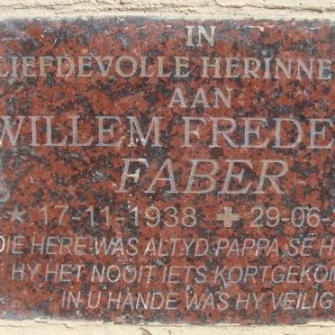FABER Willem Frederik 1938-2006