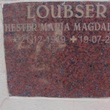 LOUBSER Hester Maria Magdalena 1949-2011