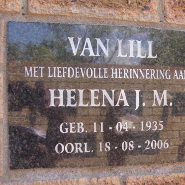 LILL Helena J.M., van 1935-2006