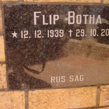 BOTHA Flip 1939-2002