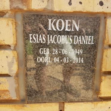 KOEN Esias Jacobus Daniel 1949-2014