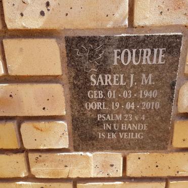 FOURIE Sarel J.M. 1940-2010