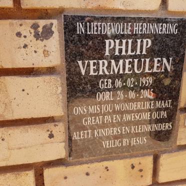 VERMEULEN Phlip 1959-2015