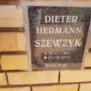 SZEWZYK Dieter Hermann 1941-2010