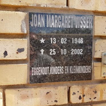 VISSER Joan Margaret 1946-2002