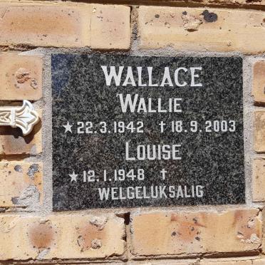 WALLACE Wallie 1942-2003 &amp; Louise 1948-