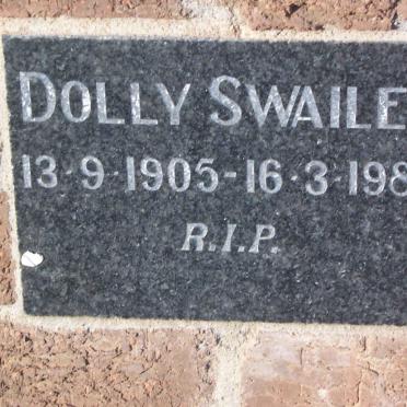 SWAILES Dolly 1905-1987