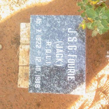FOURIE J.S.G.1922-1988