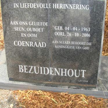 BEZUIDENHOUT Coenraad 1963-2006