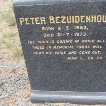 BEZUIDENHOUT Peter 1963-1973