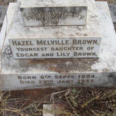 BROWN Hazel Melville 1924-1935