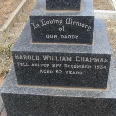 CHAPMAN Harold William -1934