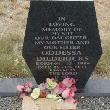 DIEDERICKS Oddessa 1986-2011