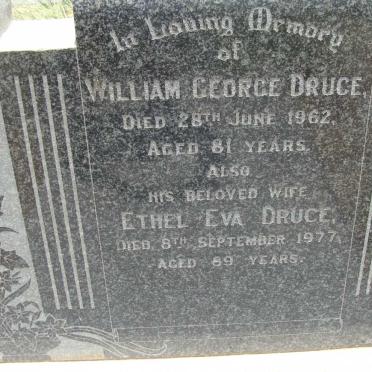DRUCE William George -1962 &amp; Ethel Eva -1977