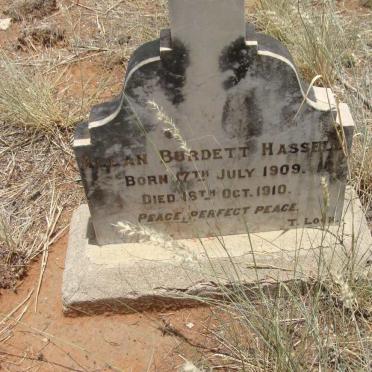 HASSELL Allan Burdett 1909-1910