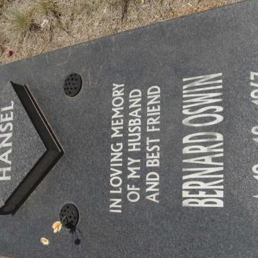 HANSEL Bernard Oswin 1963-2006