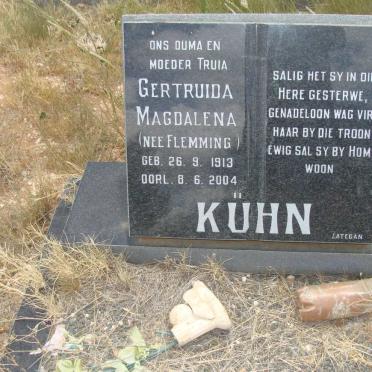 KÜHN Gertruida Magdalena nee FLEMMING 1913-2004