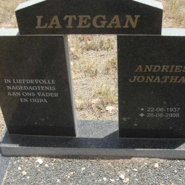 LATEGAN Andries Jonathan 1937-2008