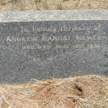 NEWLANDS Andrew Randal -1938