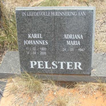 PELSTER Karel Johannes 1933-2006 &amp; Adriana Maria 1947-