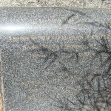PRINGLE Andrew William 1868-19?7 &amp; Ida GORDON 1872-1945