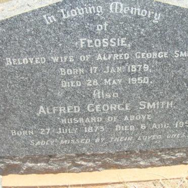 SMITH Alfred George 1873-1954 &amp; Flossie 1879-1950