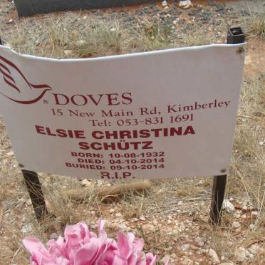SCHÜTZ Elsie Christina 1932-2014
