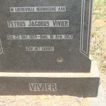 VIVIER Petrus Jacobus 1894-1953