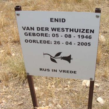 WESTHUIZEN Enid, van der 1946-2005