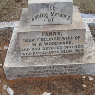 WOODWARD Fanny -1900
