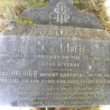 CLOETE ? Gertrude -1890 :: CLOETE Dorothy -1890-1890 