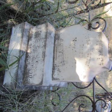 HEFFER Myra  -18?1 :: GORE Robert S. -1890 &amp; Eliza -1900