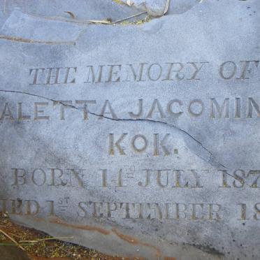 KOK Aletta Jacomina 1873-1873