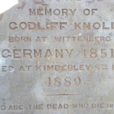 KNOLL Godliff 1851-1880