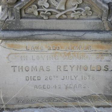 REYNOLDS Thomas -1878