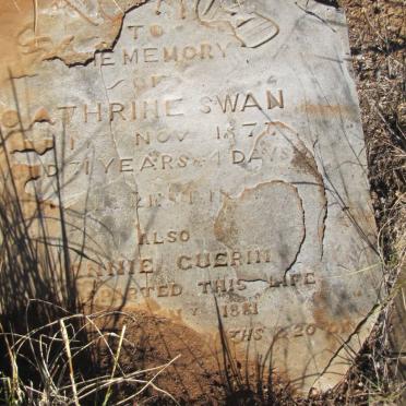 SWAN Cathrine -187? :: GUERIN Annie -1881
