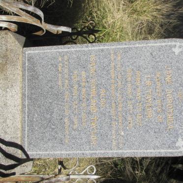 TAYLOR Isaac Rowland 1826-1888 &amp; Jane Dorothea 1827-1876