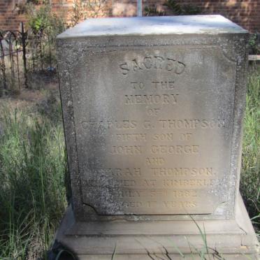 THOMPSON Charles G. -1882