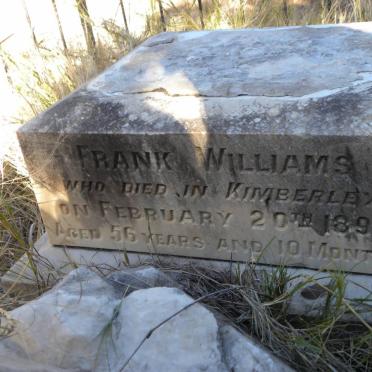 WILLIAMS Frank -1892