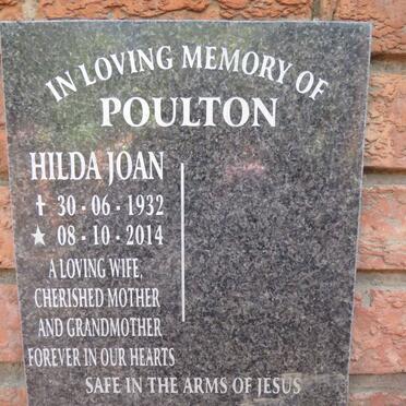 POULTON Hilda Joan 1932-2014
