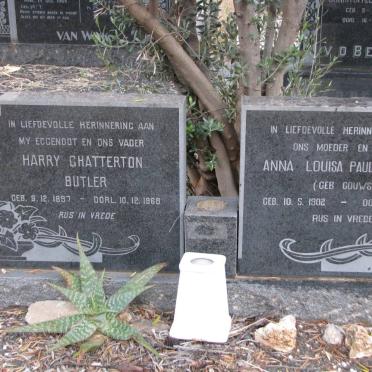 BUTLER Harry Chatterton 1897-1968 &amp; Anna Louisa Paulina GOUWS 1902-1987
