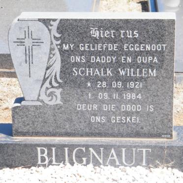 BLIGNAUT Schalk Willem 1921-1984