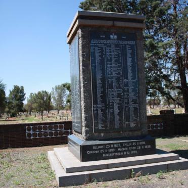 01. Memorial to British Soldiers killed 1899-1902