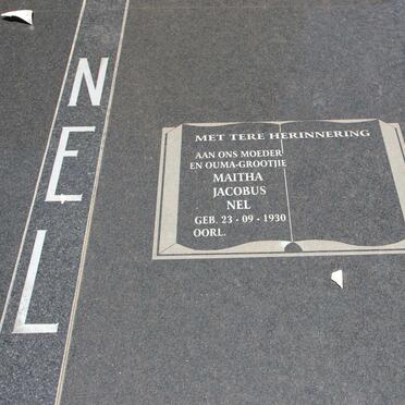 NEL Daniel Johannes 1924-2009 &amp; Maitha Jacobus 1930-