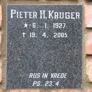 KRUGER Pieter H. 1927-2005
